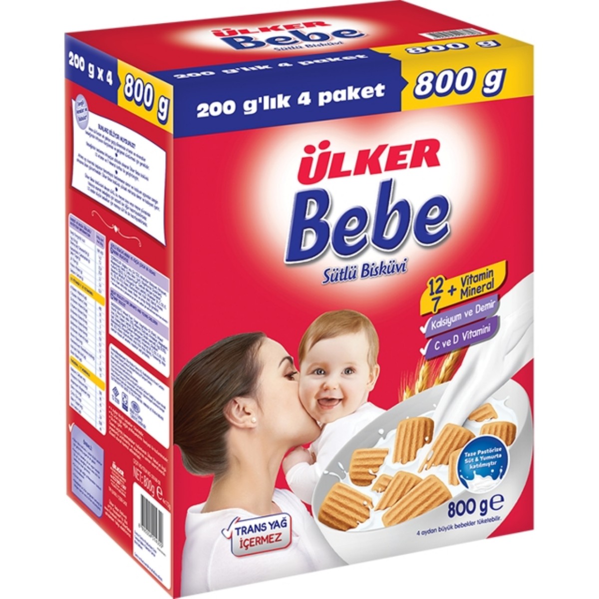 Ülker Kutuda Bebe Bisküvi 800 Gr