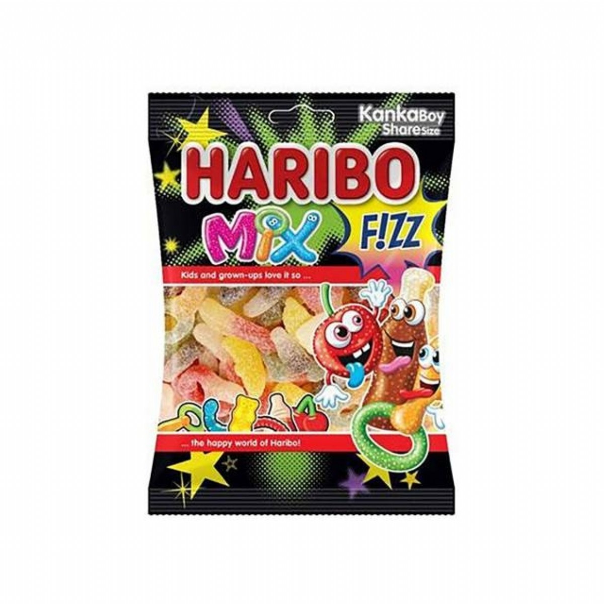 Haribo Mix Fizz 70 Gr