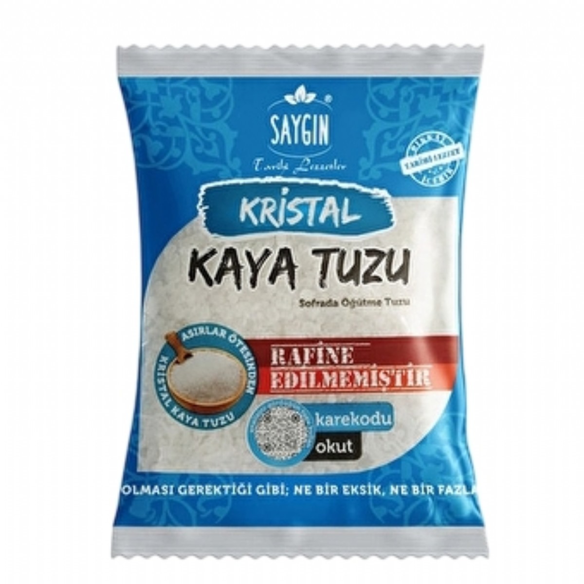 Saygın Kaya Tuzu Öğütmelik 500 Gr
