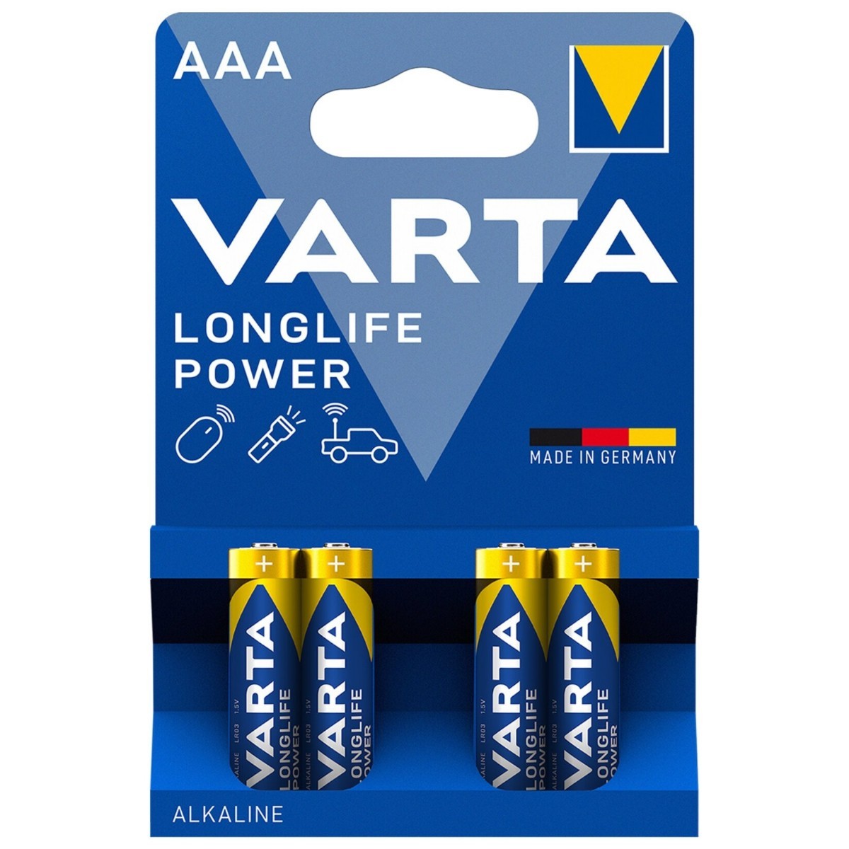 Varta Long Life Power Alkalin İnce Pil 4'lü