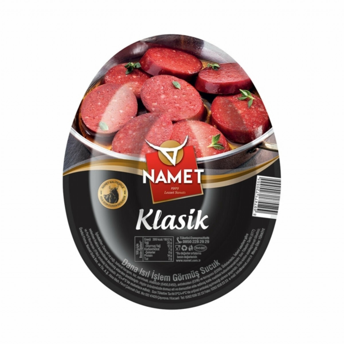 Namet %100 Dana Sucuk 200 Gr
