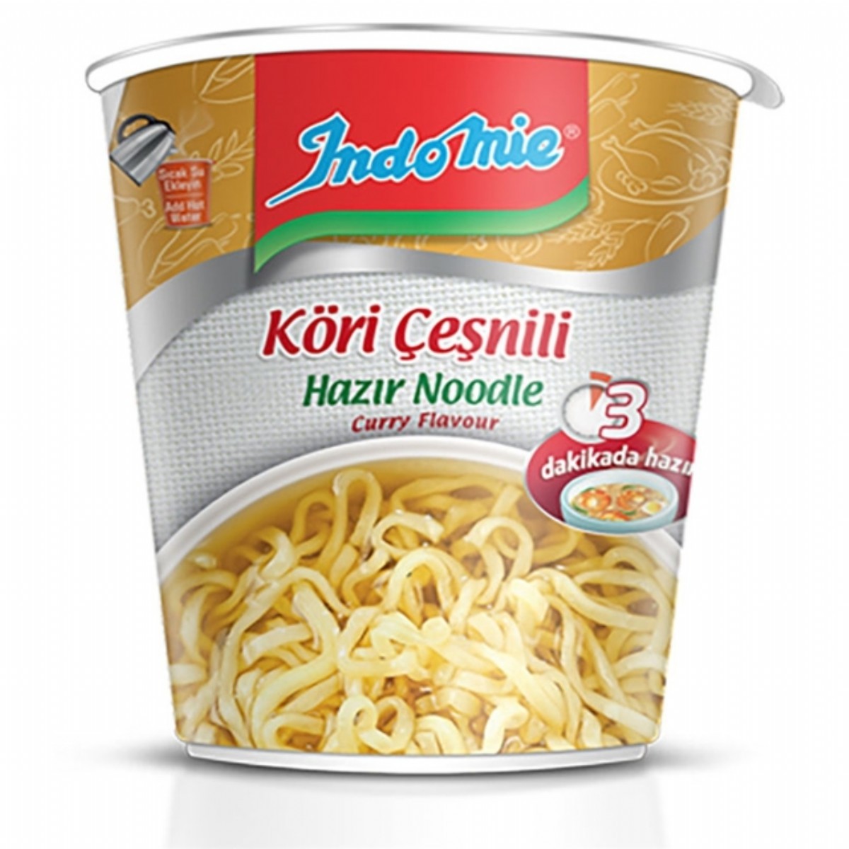 Indomie Bardak Köri Çeşnili 60 Gr
