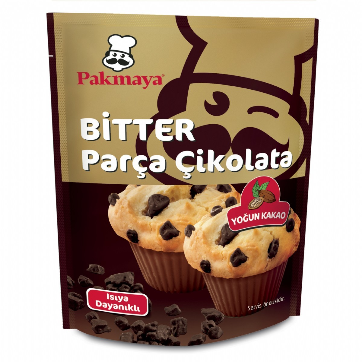 Pakmaya Bitter Parça Çikolata 70 Gr