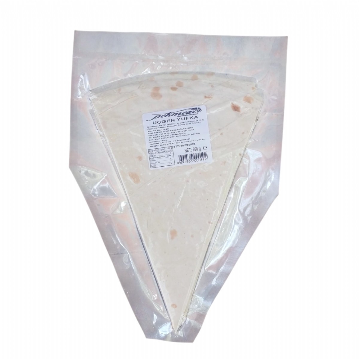 Pekmezci Yufka Üçgen 360 Gr