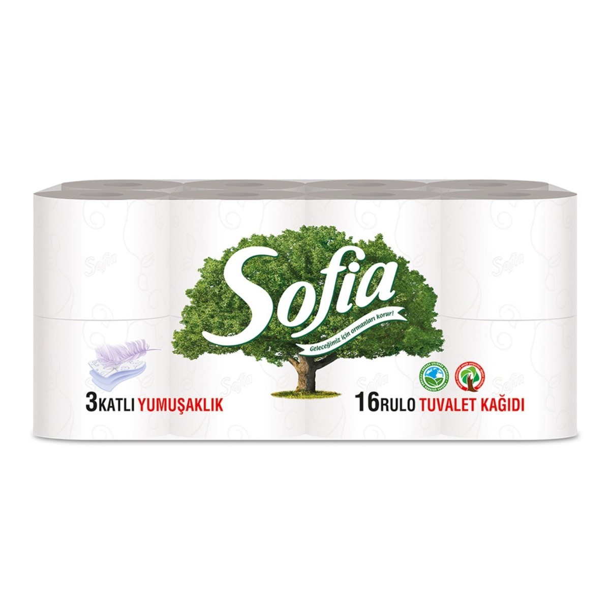 Sofia 3 Katlı Tuvalet Kağıdı 16'lı