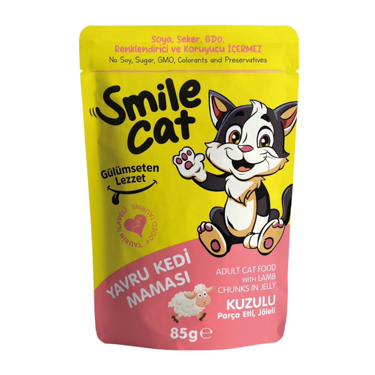 Smile Pouch Kuzulu Yavru Kedi Maması 85 Gr