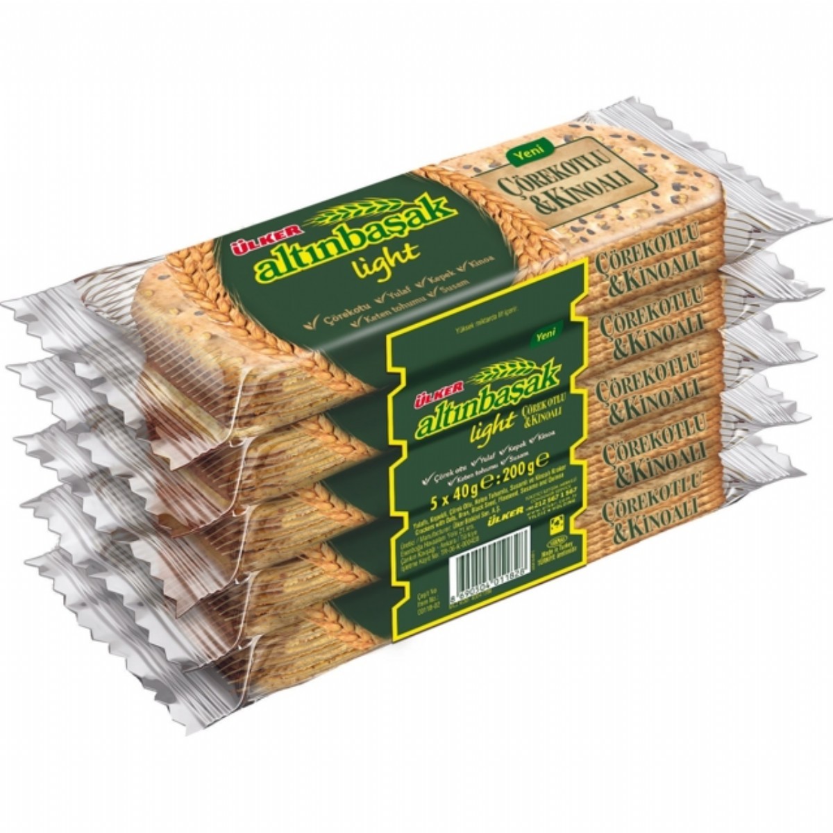Ülker Altınbaşak Çörek Otlu Kinoa 40 Gr 5'li