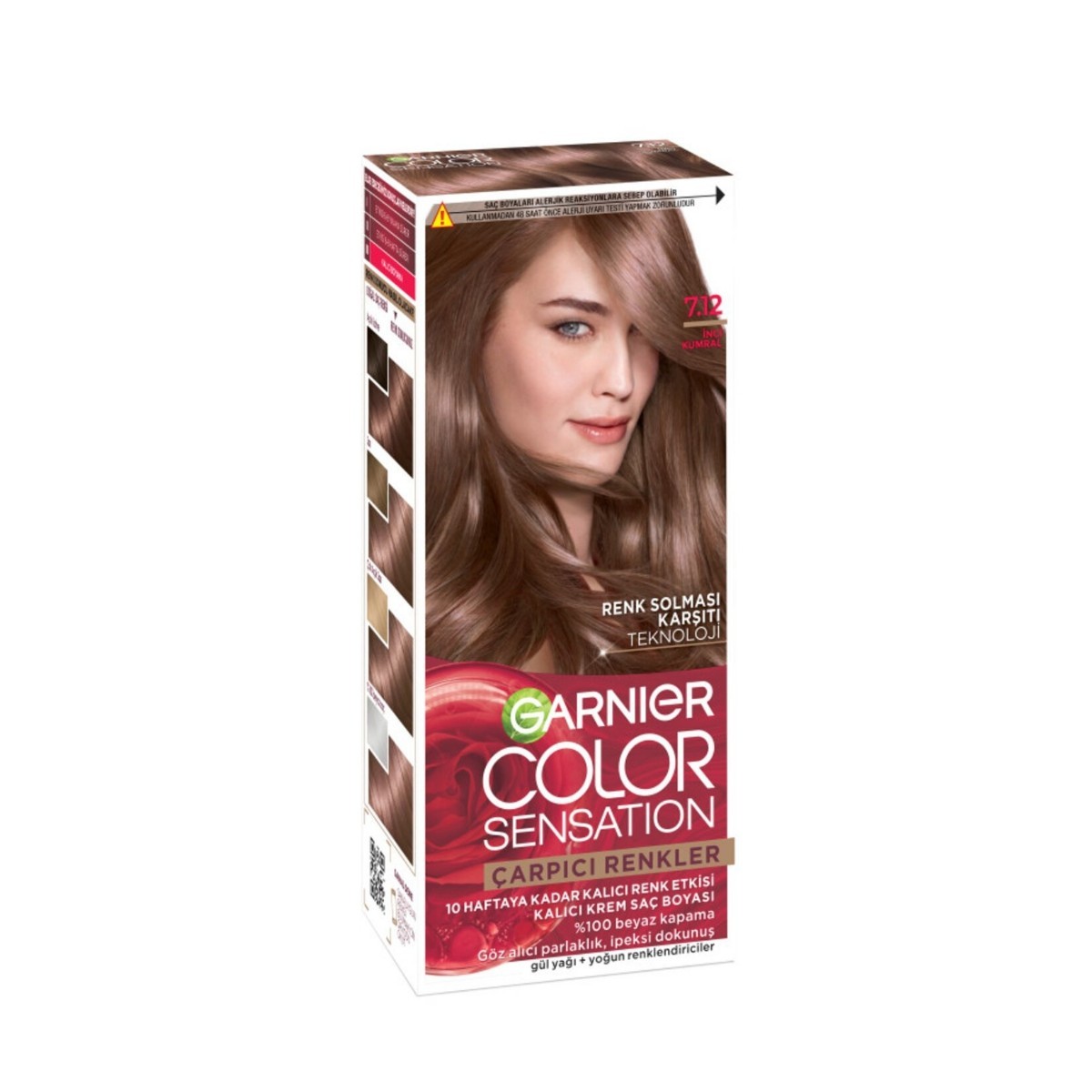 Garnier Çarpıcı Renkler Saç Boyası 7.12 İnci Kumral