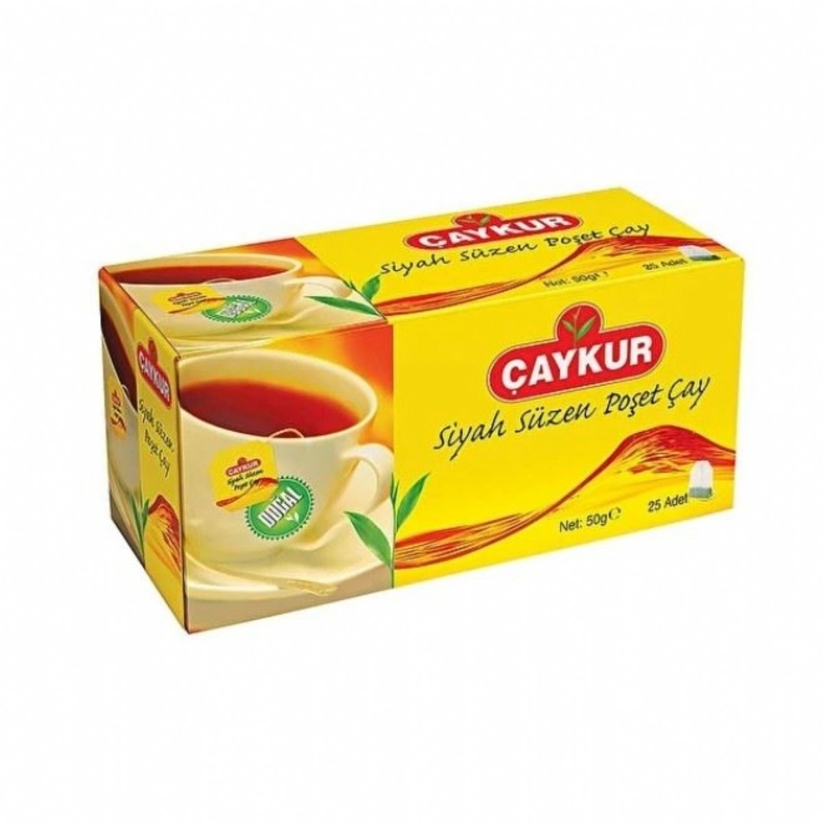 Çaykur Siyah Bardak Poşet Çay 25'li