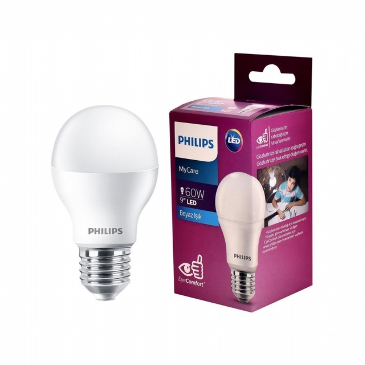 Philips Beyaz Led Ampül 8 Wat