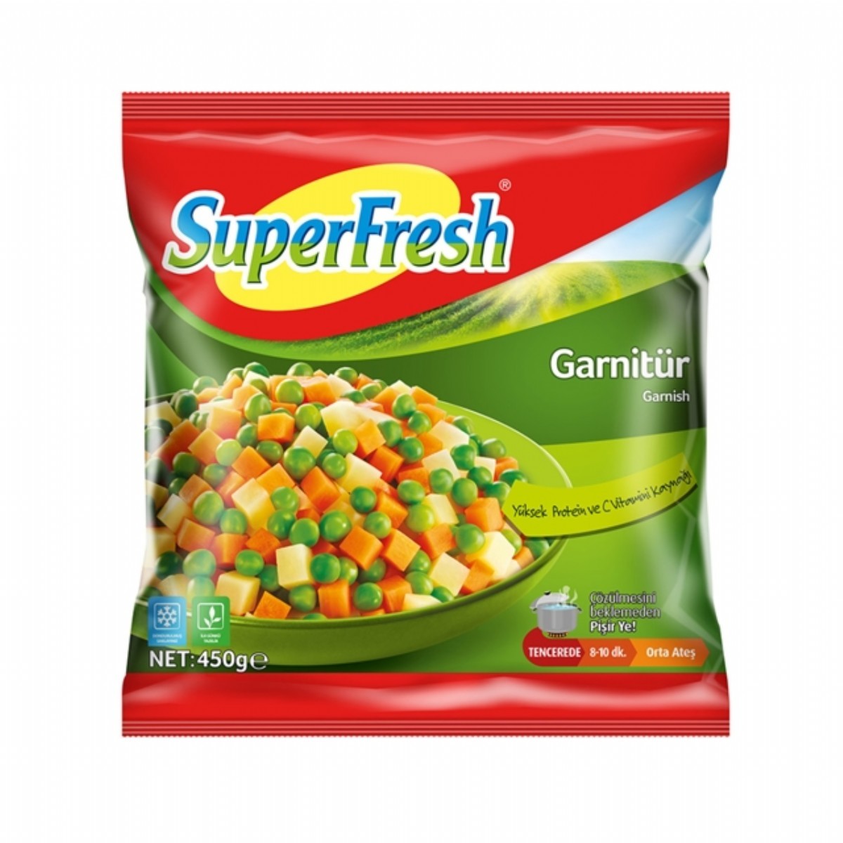Superfresh Patatesli Garnitür 450 Gr