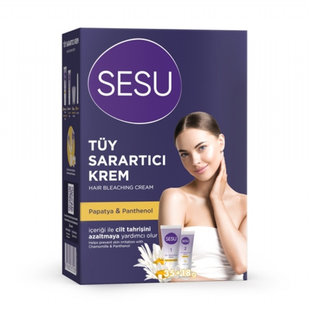 Sesu Tüy Sarartıcı Krem 35 Gr + 18 Gr