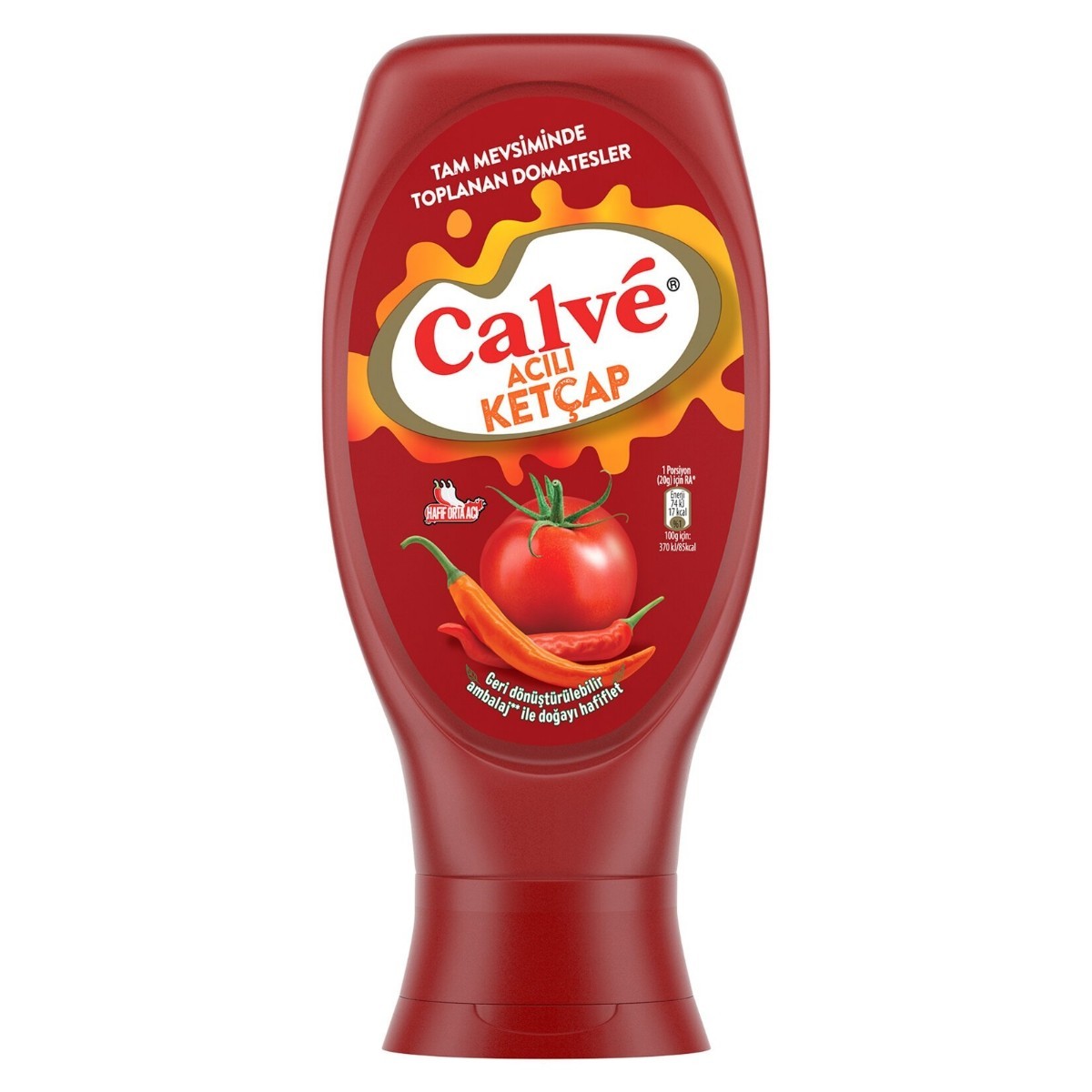 Calve Acılı Ketçap 400 Gr