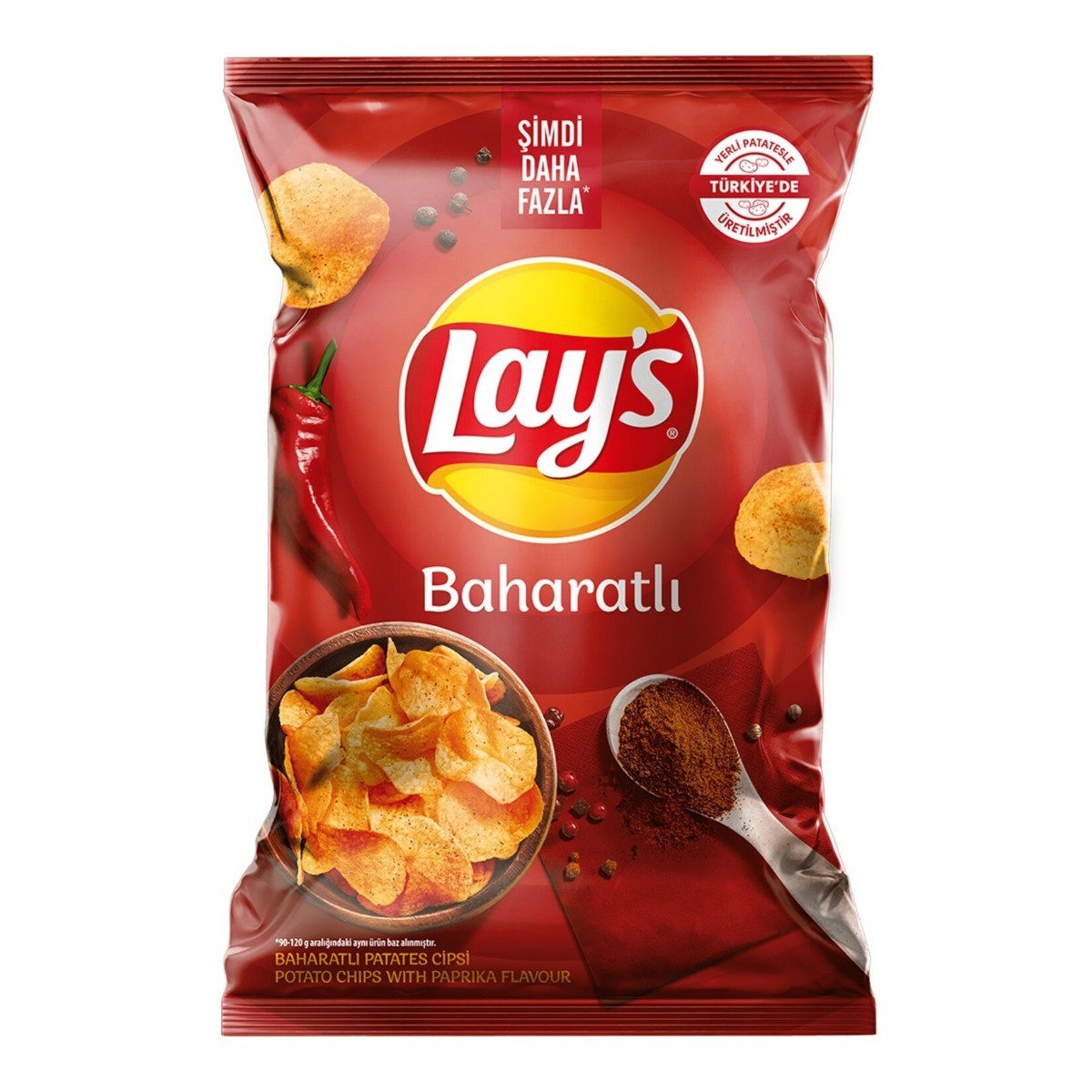 Lay's Baharatlı Patates Cipsi Süper Boy 125 Gr