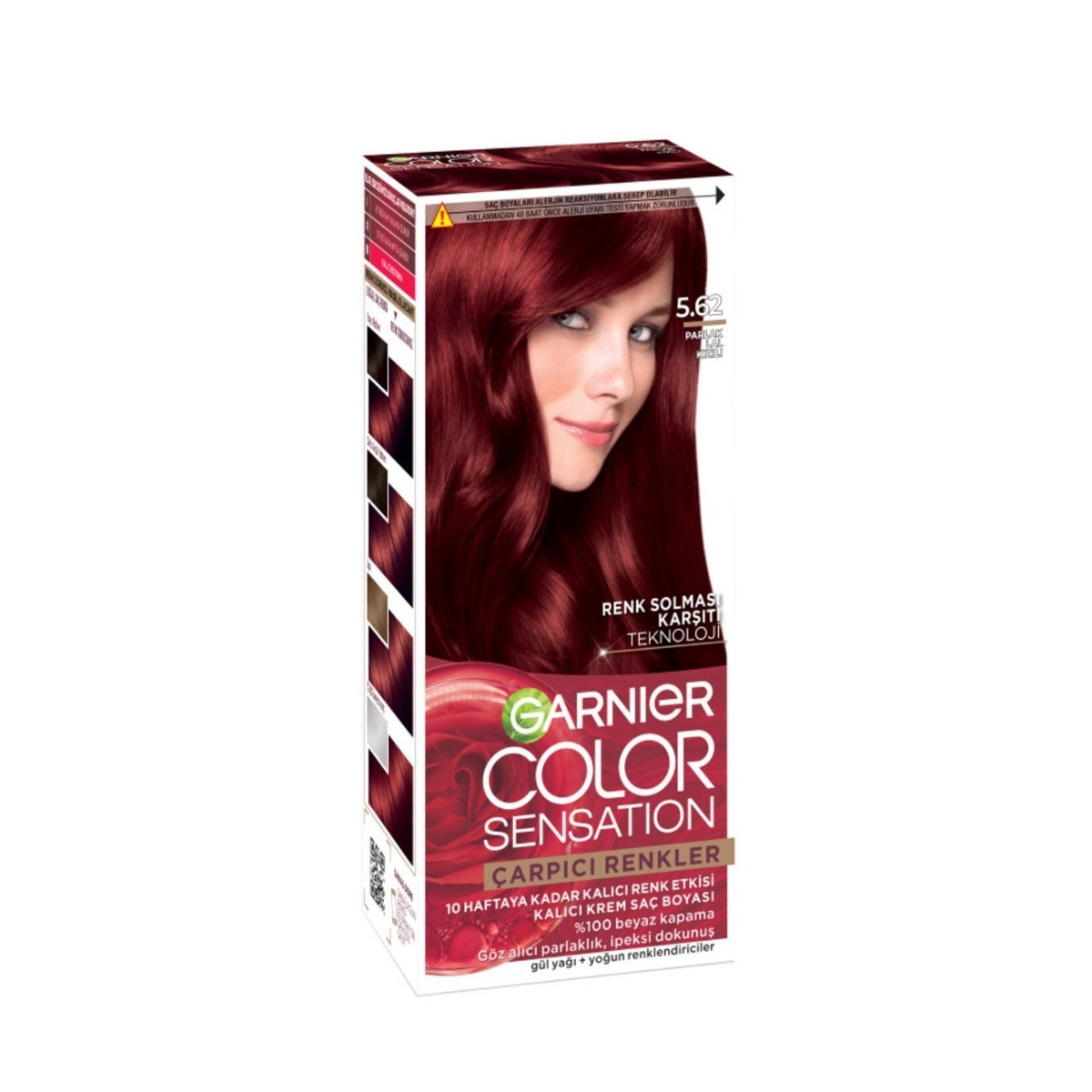 Garnier Çarpıcı Renkler Saç Boyası 5.62 Lal Kızılı