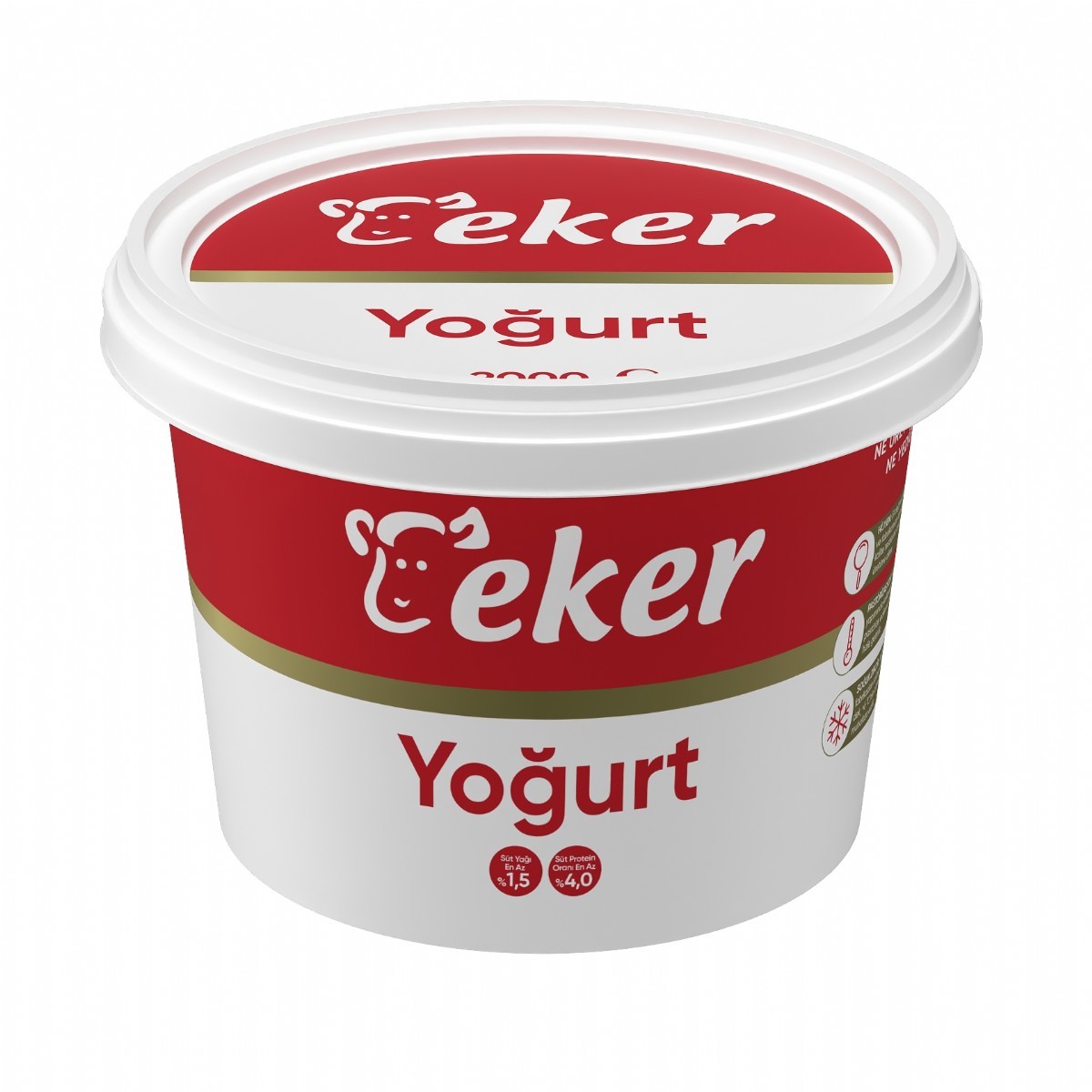 Eker Kaymaksız Yoğurt 2000 Gr