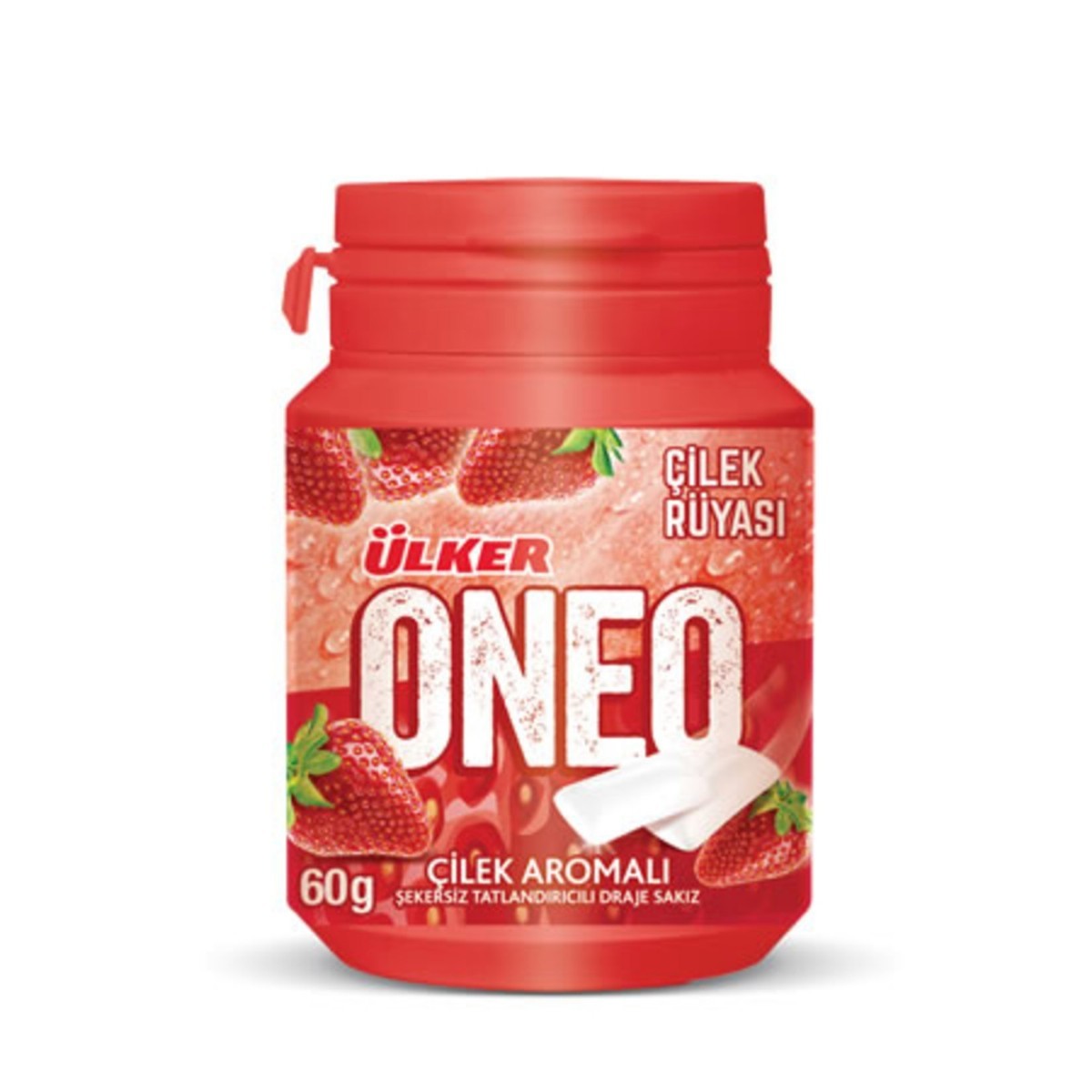 Oneo Şişe Çilek Draje 60 Gr