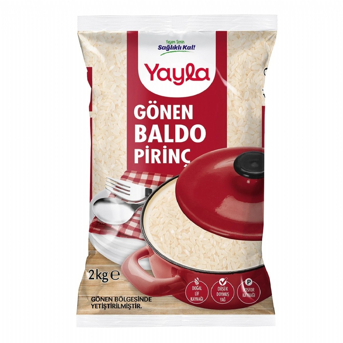 Yayla Bakliyat Gönen Baldo Pirinç 2 Kg