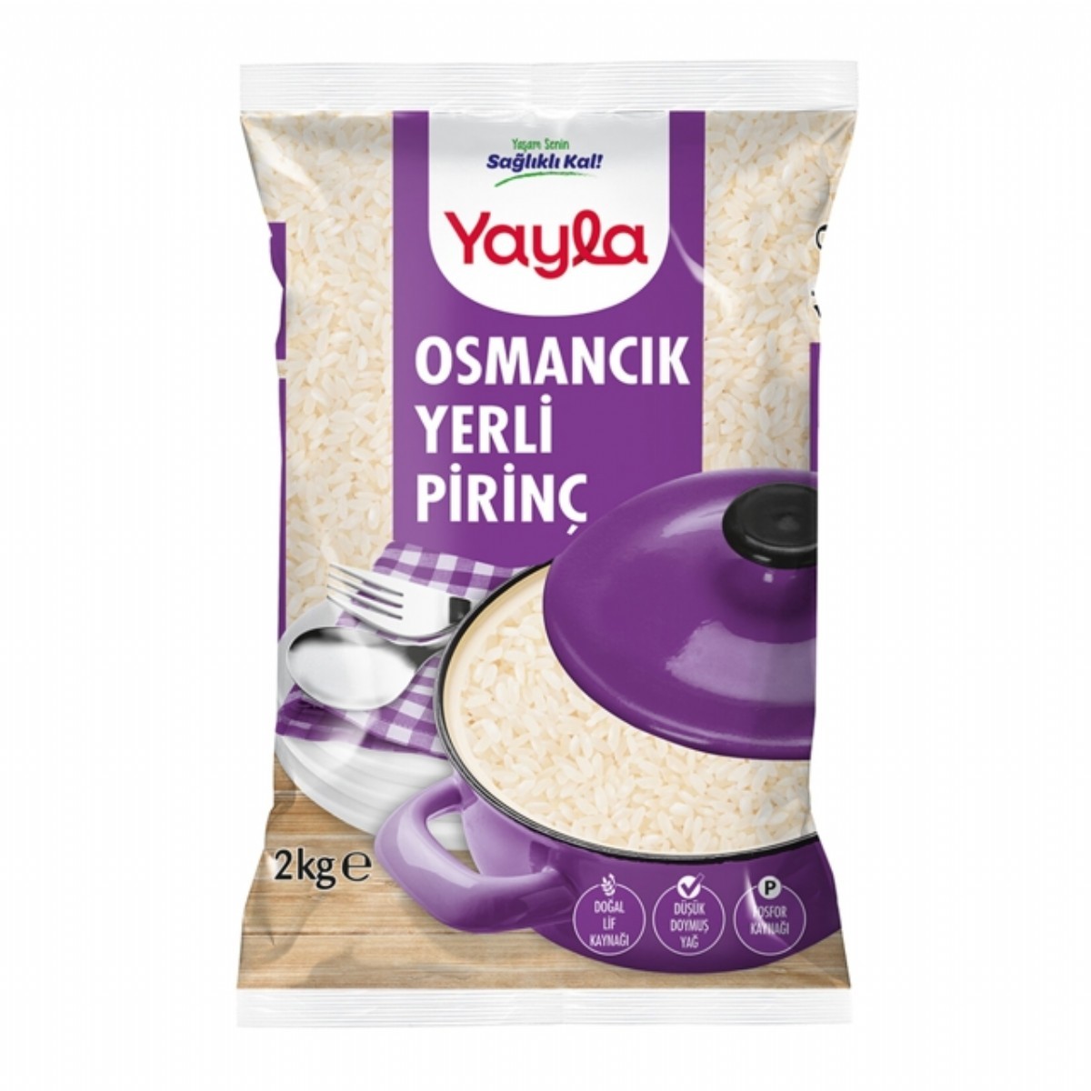 Yayla Bakliyat Osmancık Pirinç 2 Kg