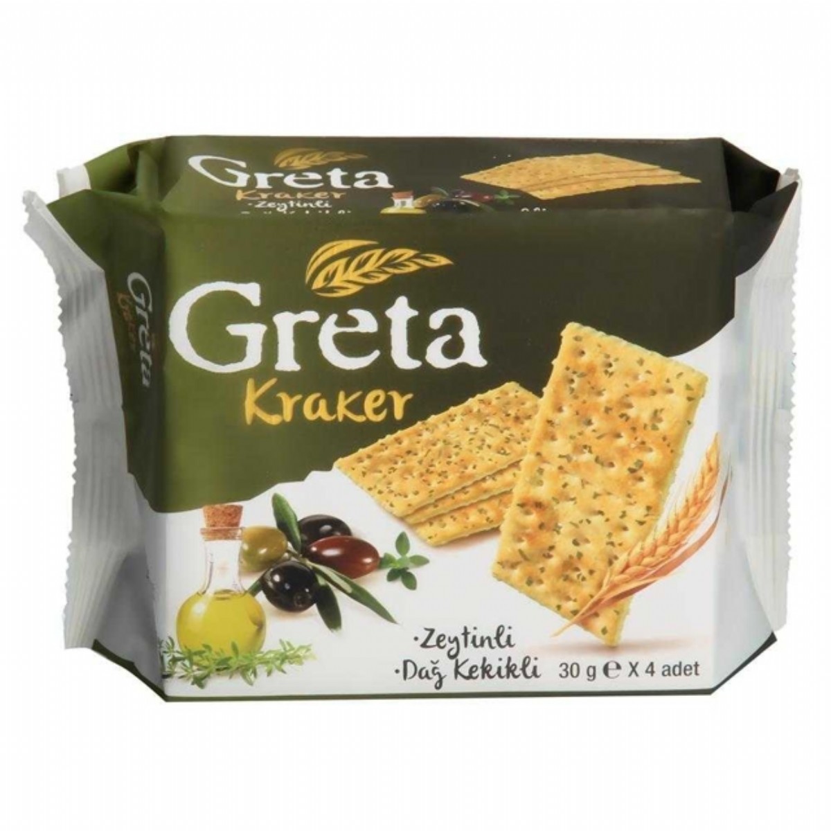 Greta Zeytin Kekikli Kraker 120 Gr