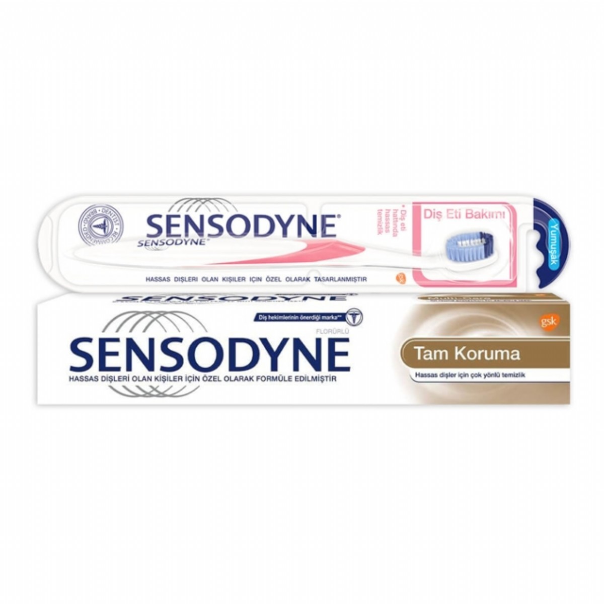 Sensodyne Tam Koruma Diş Macunu 75 Ml +Diş Fırçası