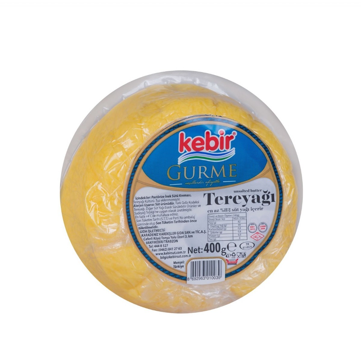 Kebir Gurme Tereyağı 400 Gr