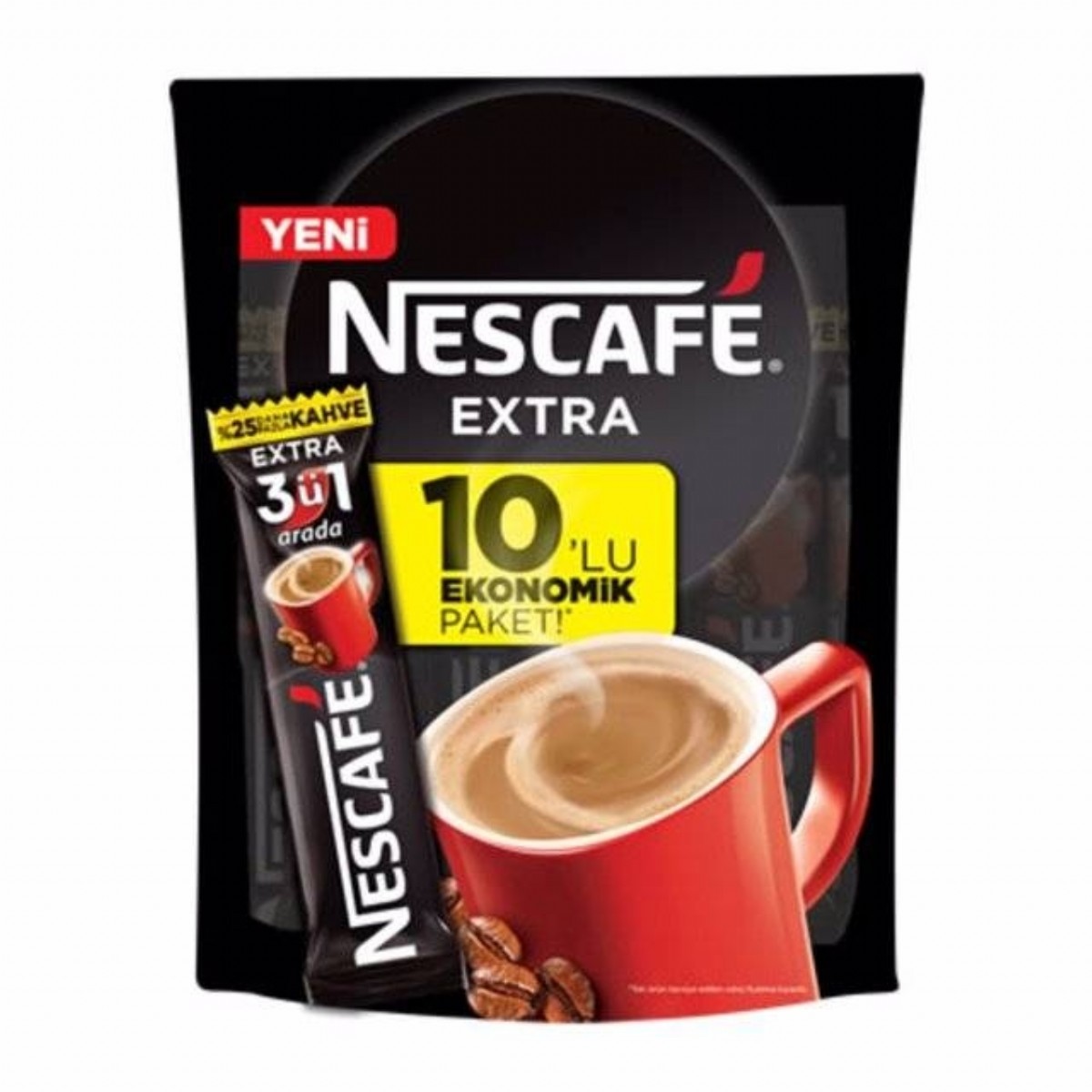 Nescafe 3ü1 Arada Original Çözünebilir Kahve 17,5 Gr 10'lu Paket