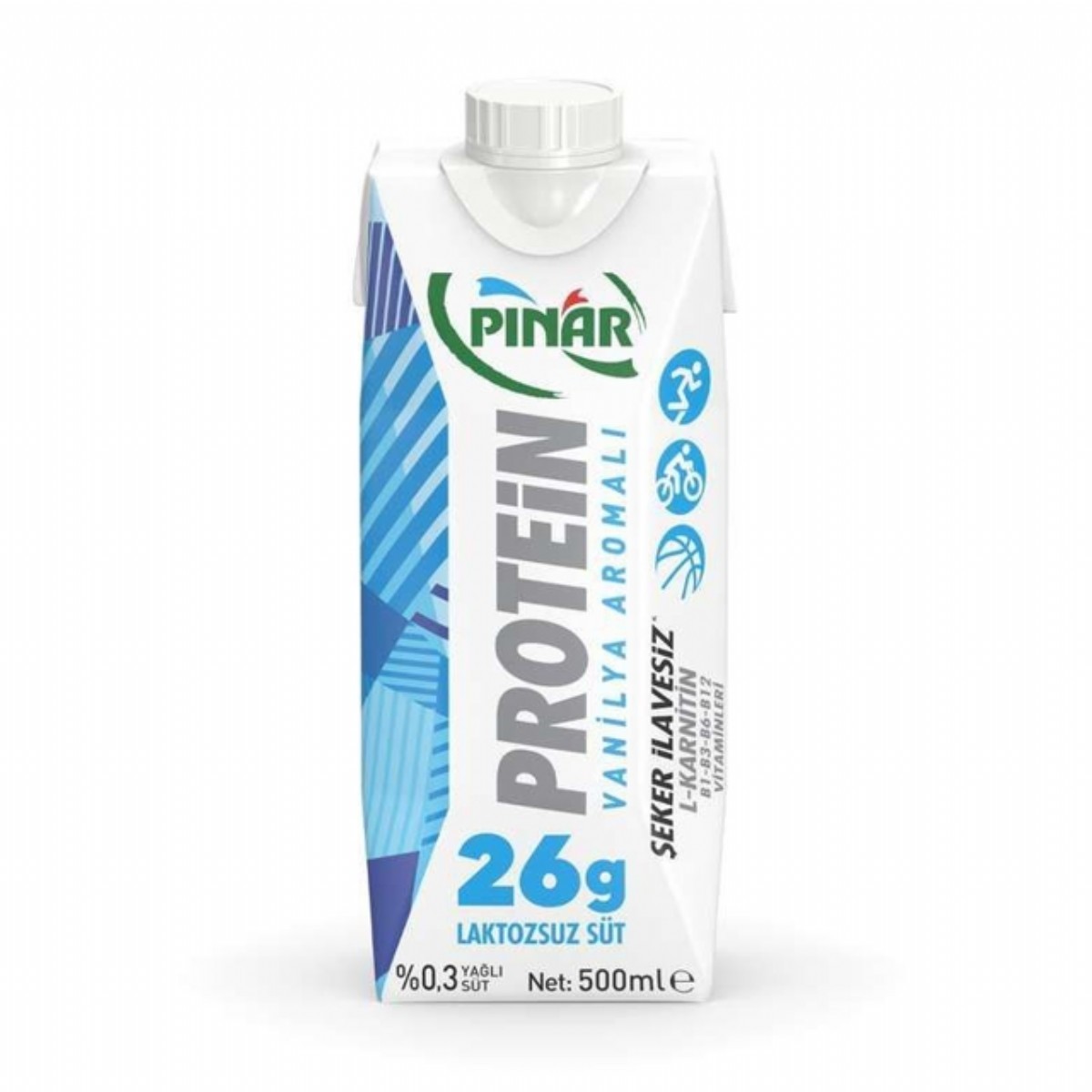 Pınar Vanilya Aromalı Protein Süt 500 Ml
