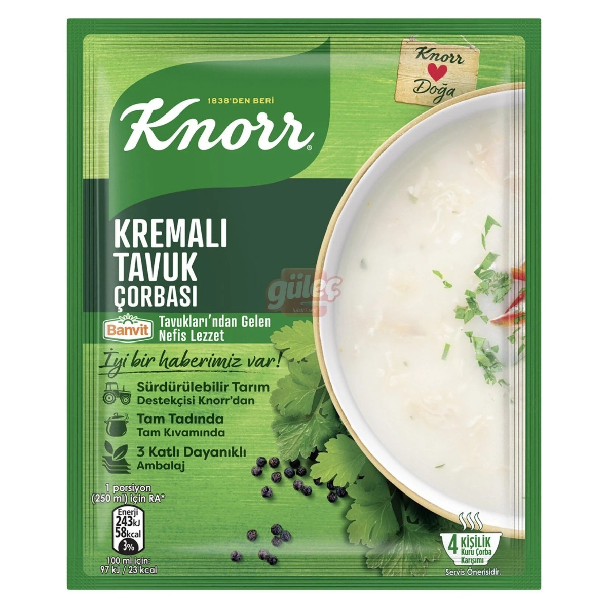 Knorr Hazır Çorba Kremalı Tavuk 65 Gr
