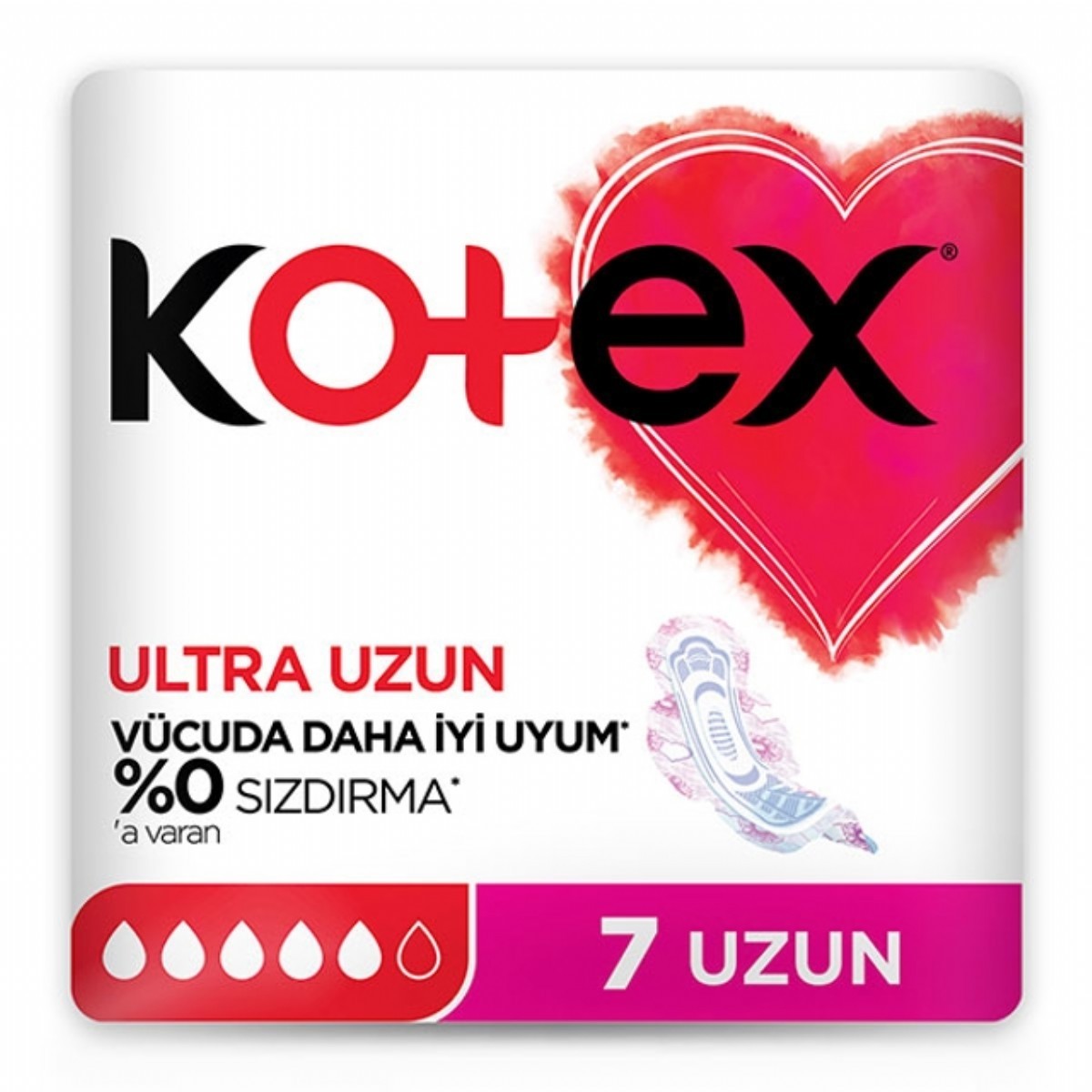 Kotex Ultra Hijyenik Ped Uzun 7 Ped