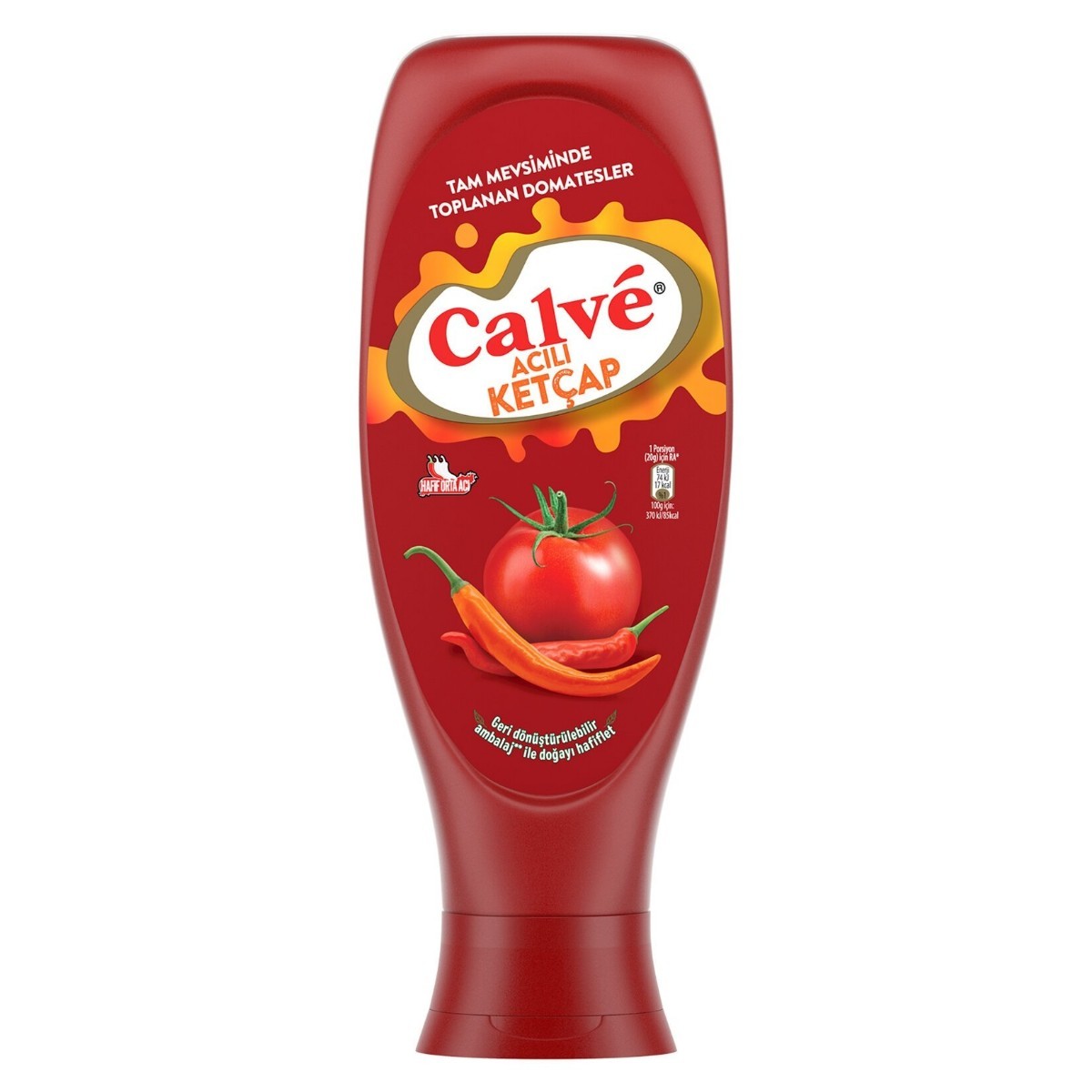 Calve Acı Ketçap 610 Gr