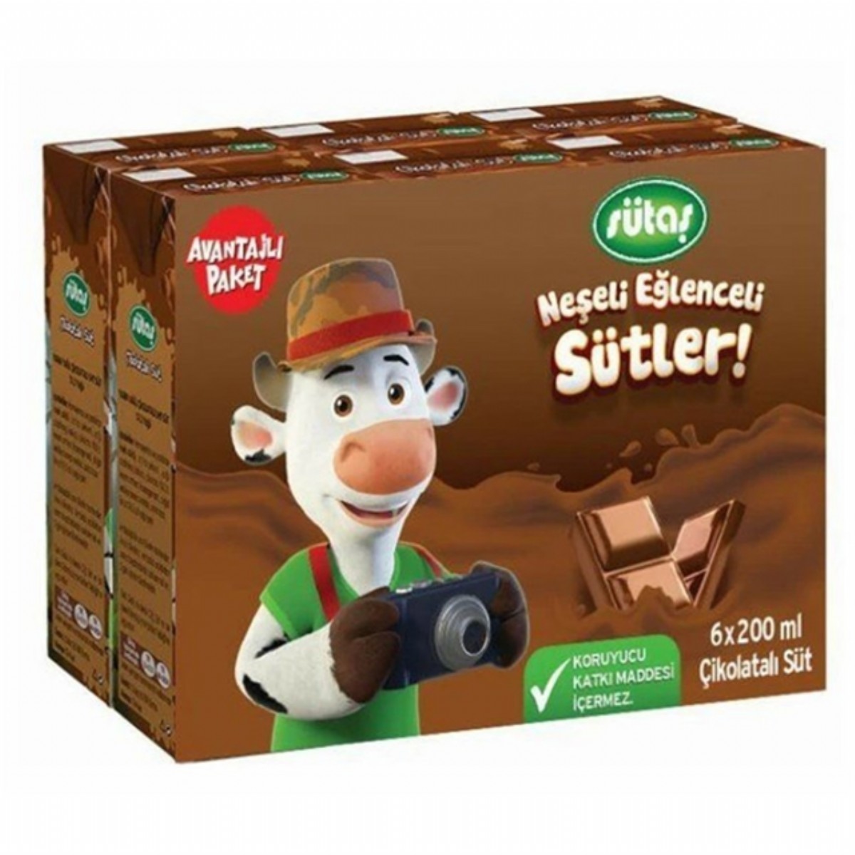 Sütaş Çikolatalı Süt 6x180 ml