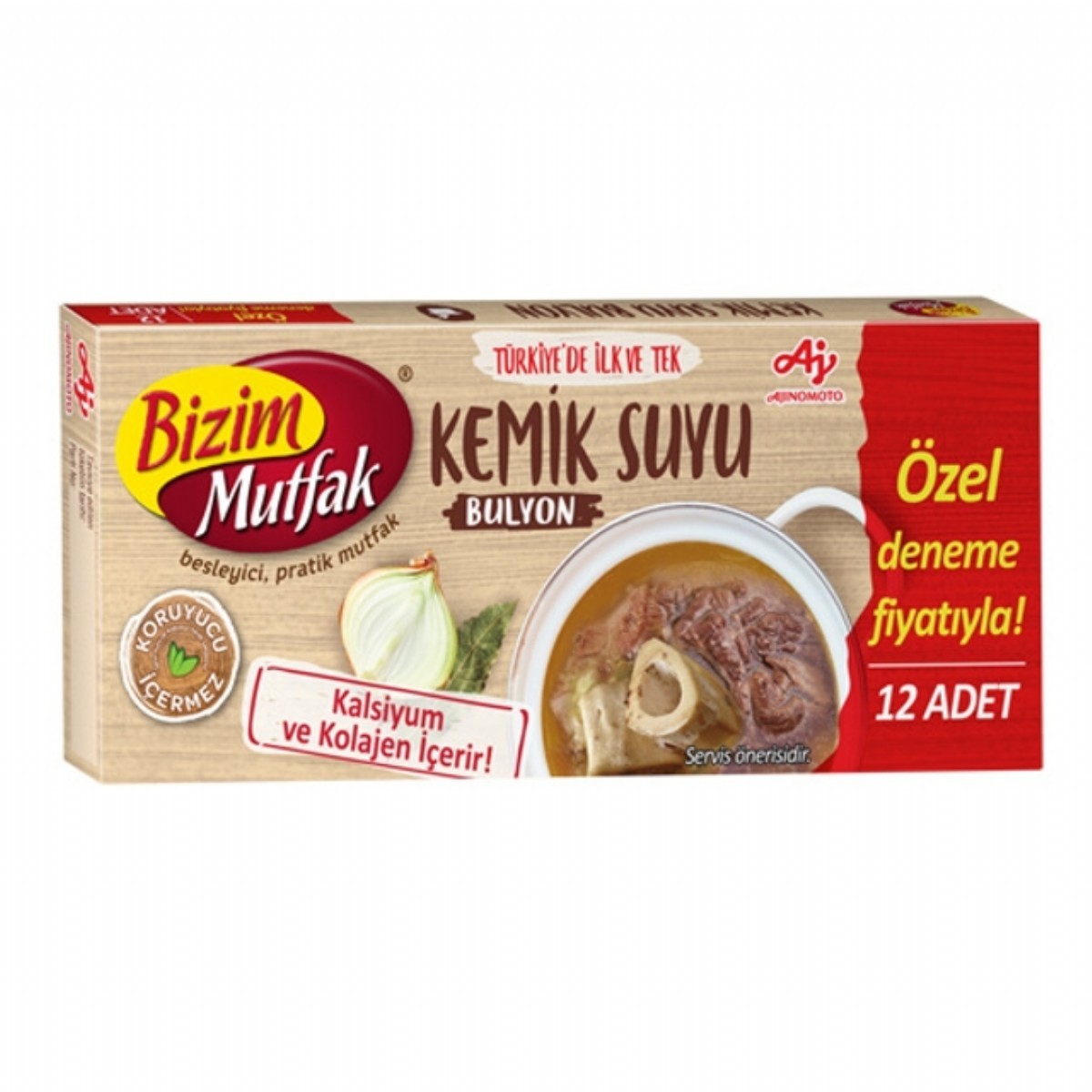 Bizim Mutfak Kemik Suyu Bulyon 12 li