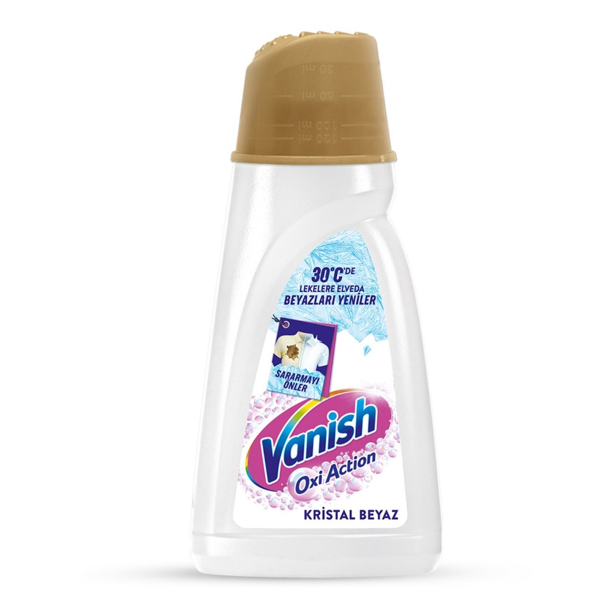 Vanish Kosla Multipower Sıvı Leke Çıkarıcı ve Deterjan Güçlendirici Beyazlar İçin 1 Lt