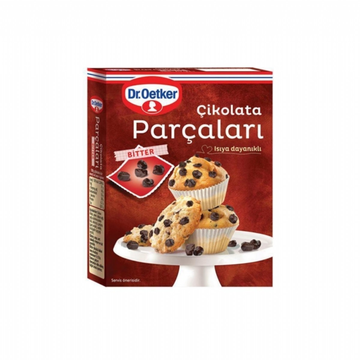 Dr.Oetker Bitter Çikolata Parçaları 70 Gr