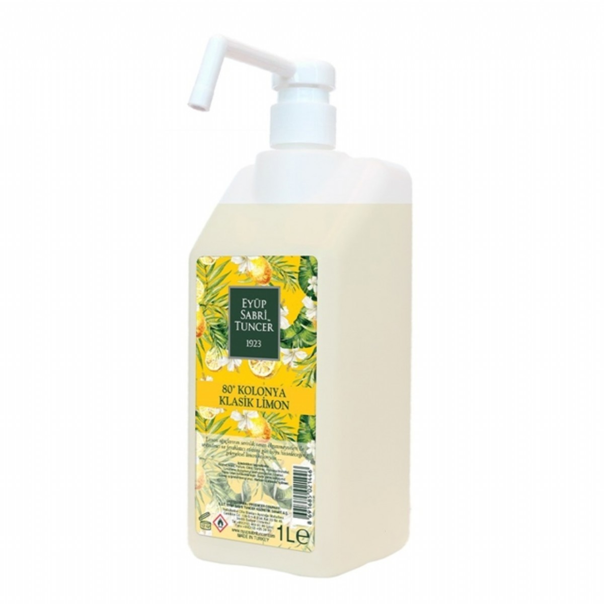 Eyüp Sabri Tuncer Klasik Sprey Başlıklı Limon Kolonyası 1 Lt