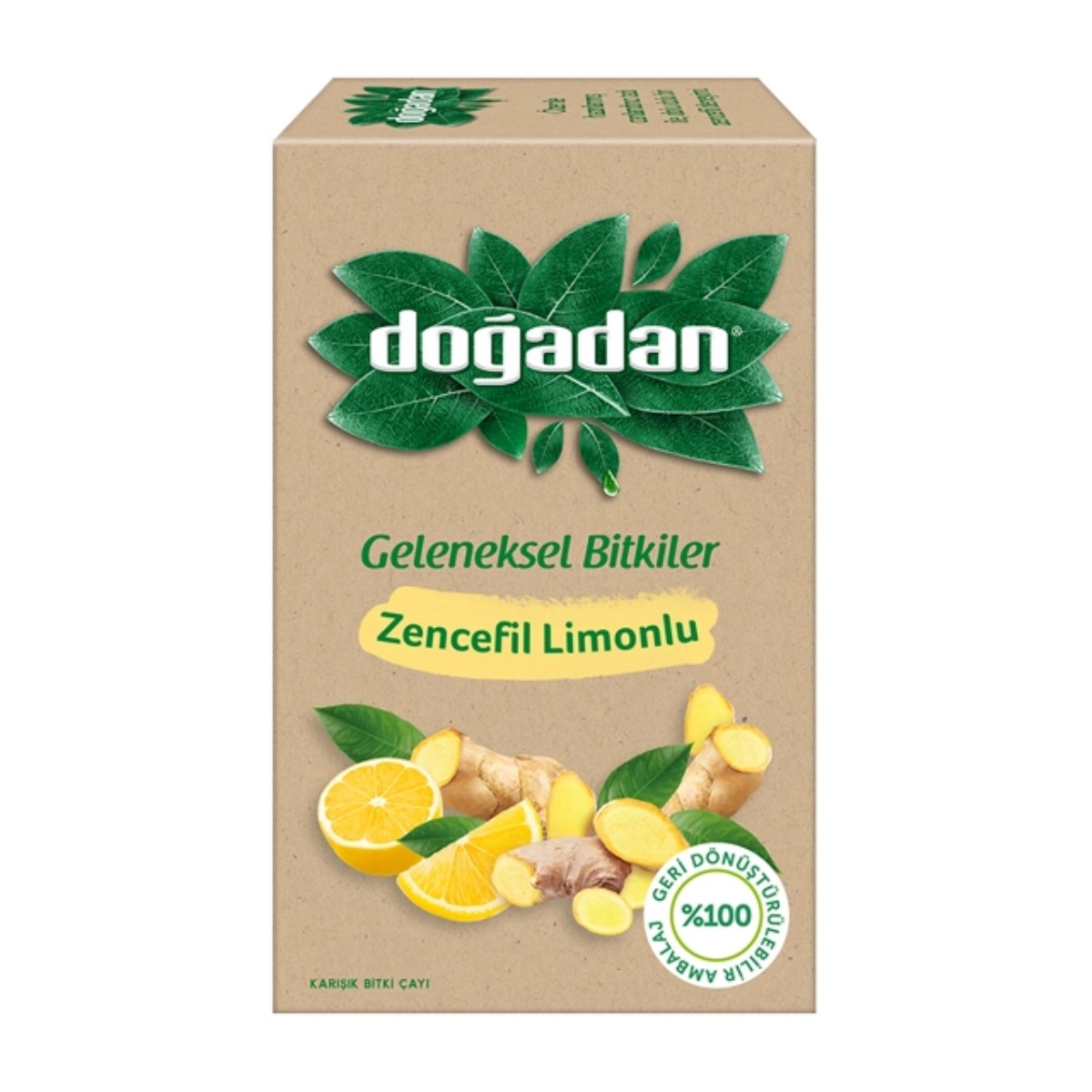 Doğadan Zencefil Limonlu Bardak Poşet Bitki Çayı 18 Li
