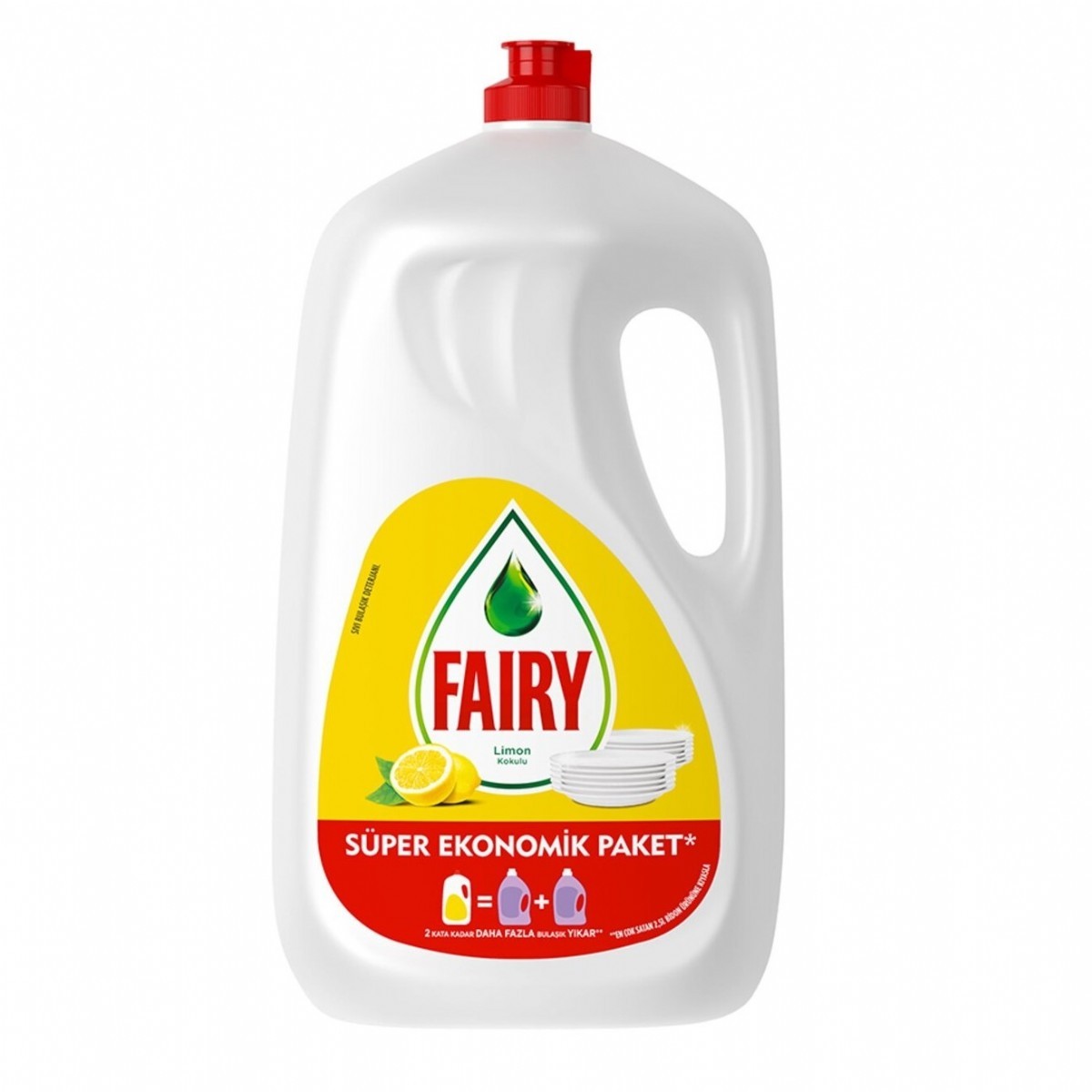 Fairy Limon Kokulu Süper Ekonomik Paket Sıvı Bulaşık Deterjanı 2.6 Lt