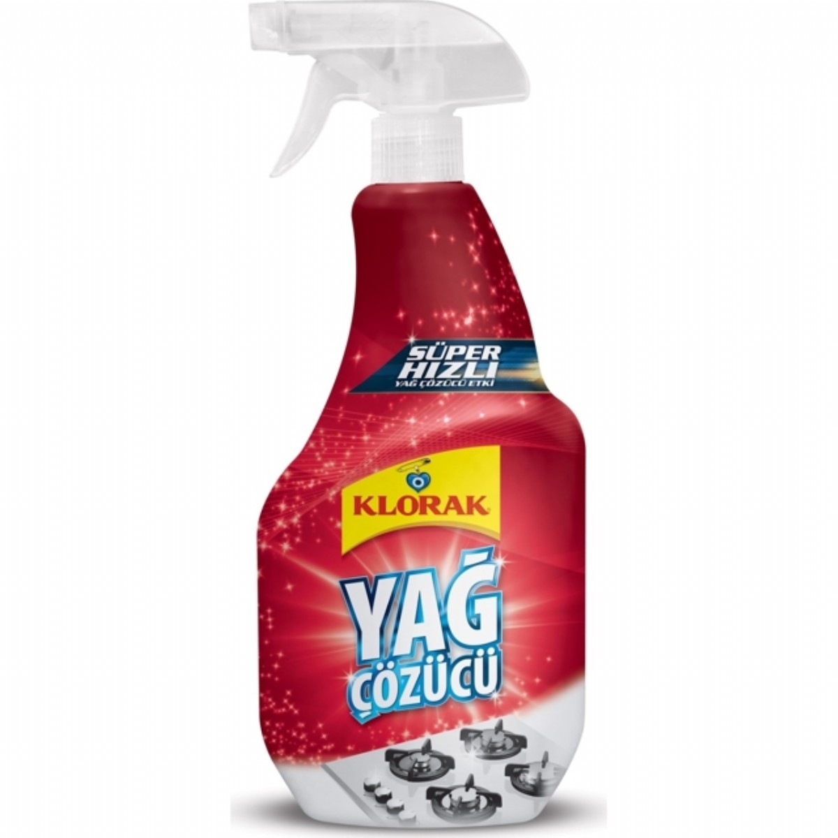 Klorak Yağ Çözücü Sprey 750 Ml