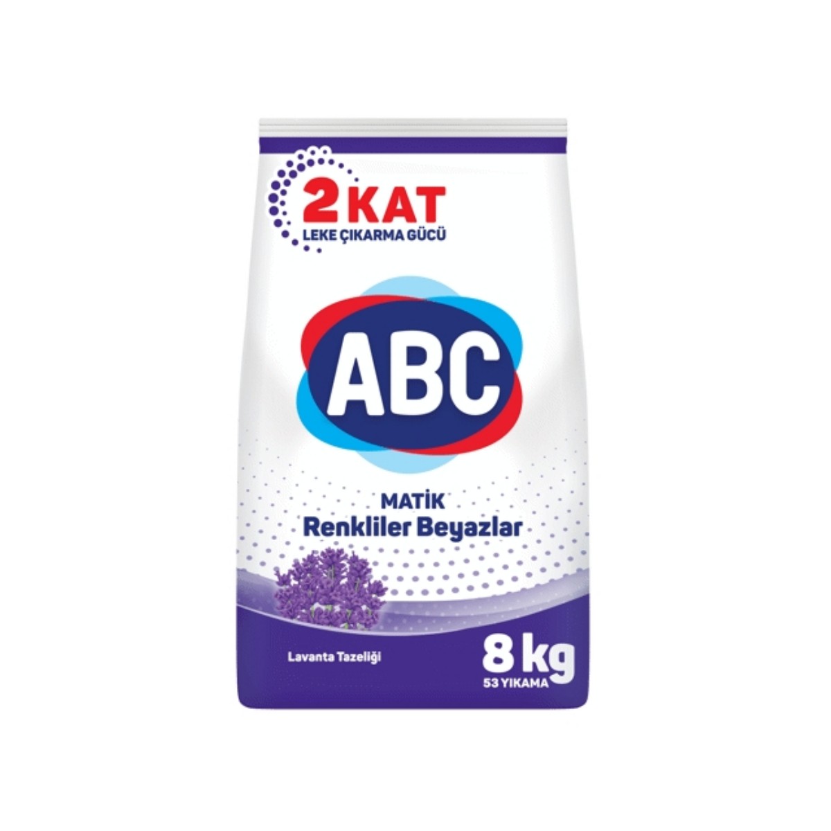 Abc Matik Lavanta Tazeliği Renkliler Beyazlar Toz Çamaşır Deterjanı 8Kg