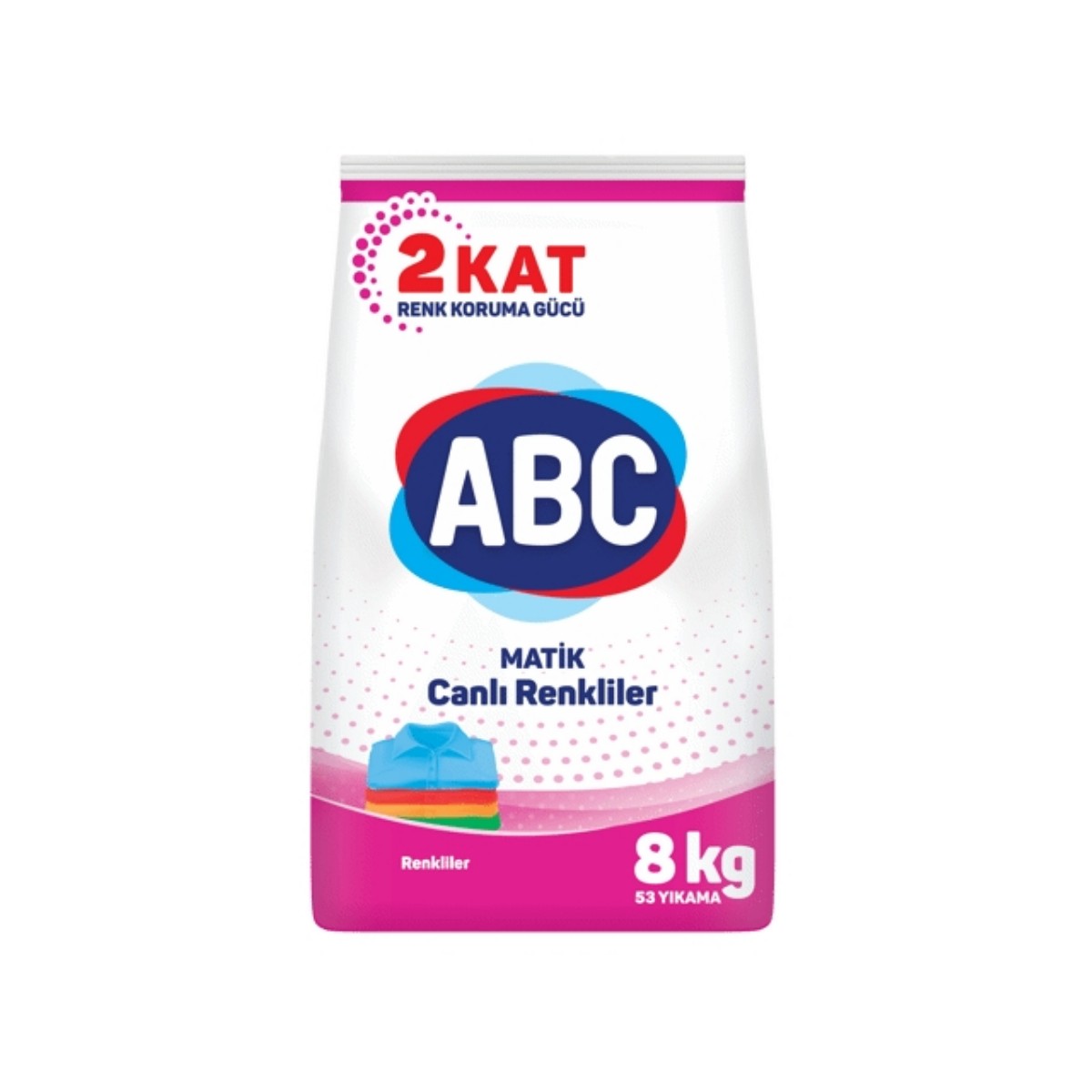 Abc Matik Canlı Renkliler Toz Çamaşır Deterjanı 8Kg