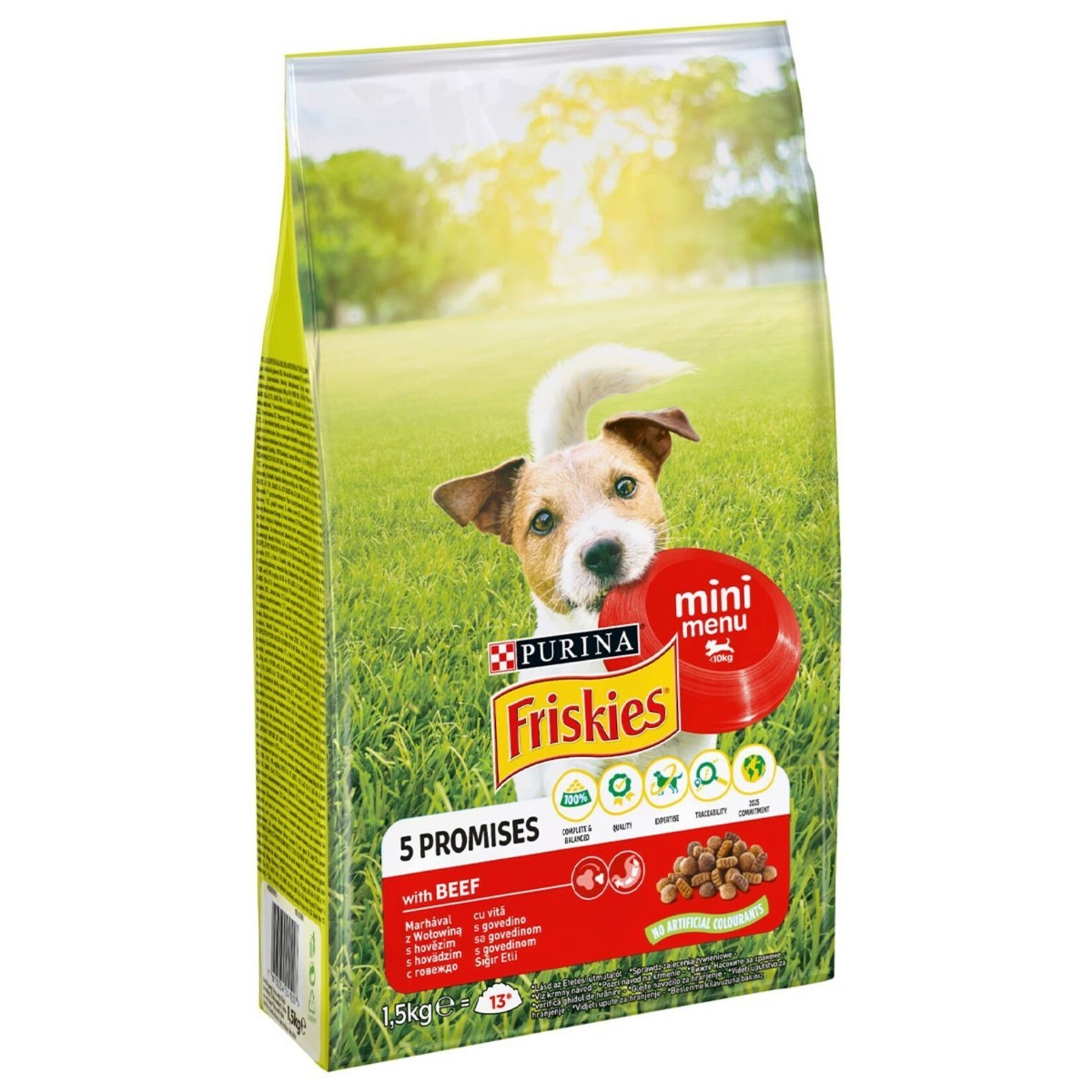 Friskies Mini Menu Sığır Etli Köpek Maması 1.5 Kg