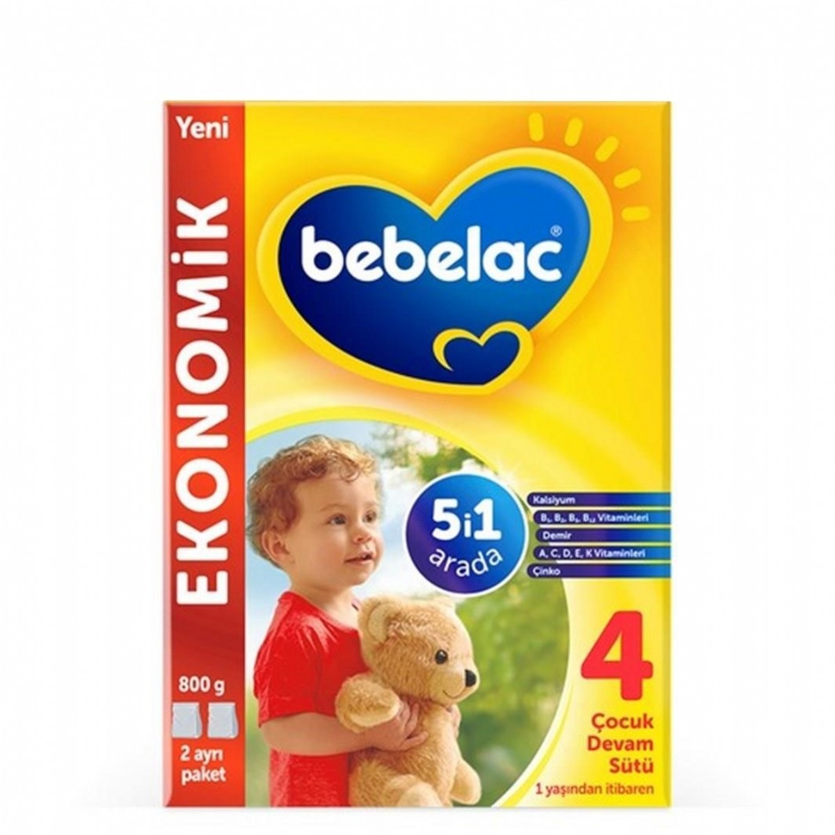 Bebelac Bebek Devam Sütü 4 Numara 800 Gr