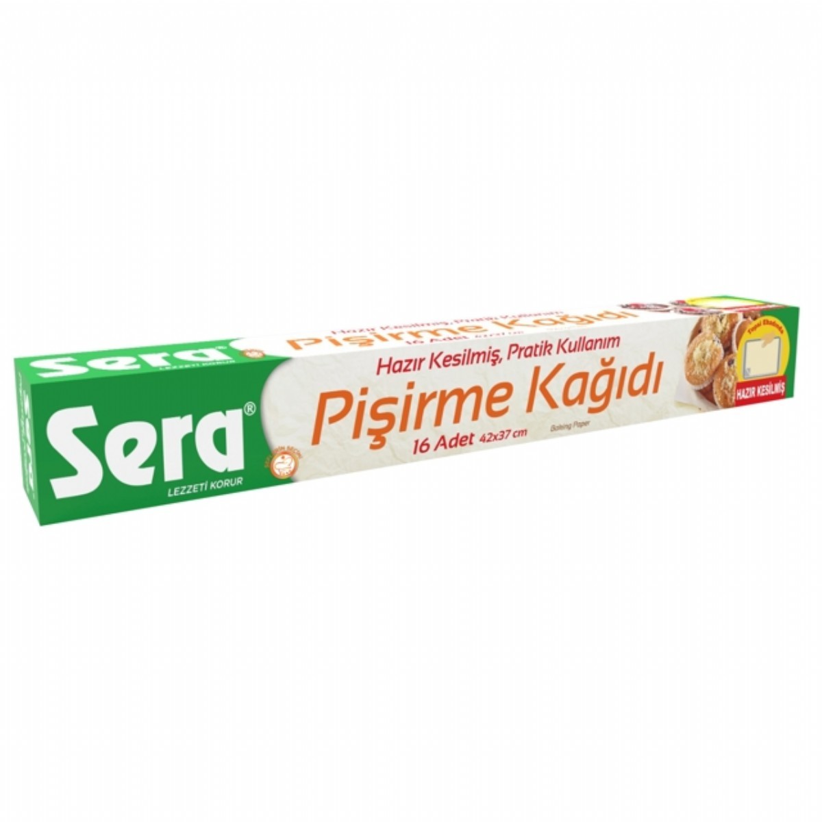 Sera Hazır Kesilmiş Yağlı Pişirme Kağıdı 16'lı
