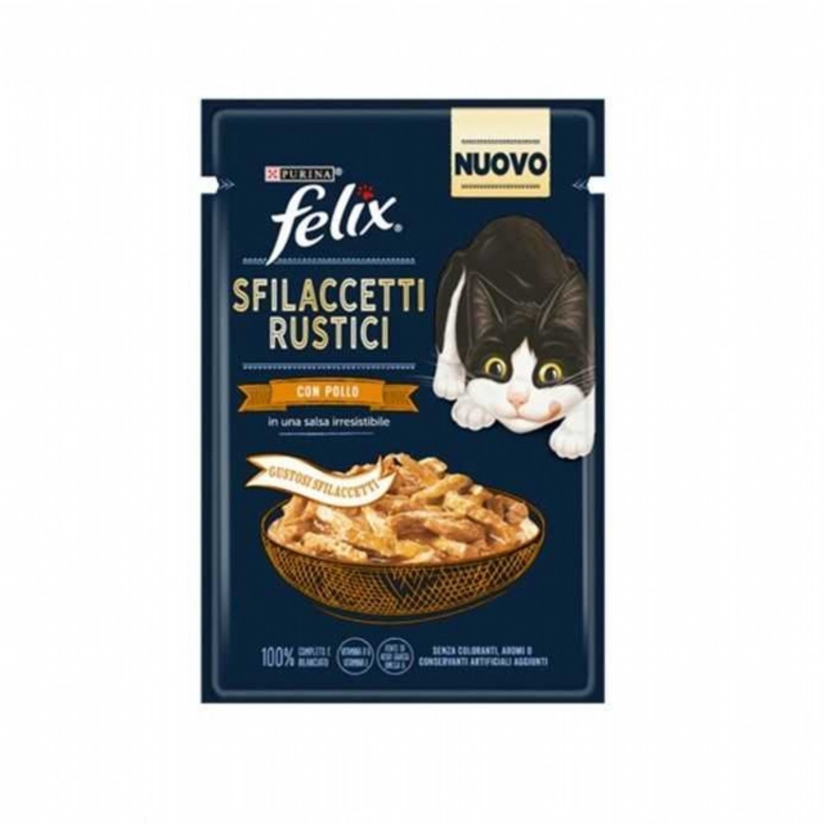Felix Pouch Tasty Shreds Tavuklu Yaş Kedi Maması 80 Gr