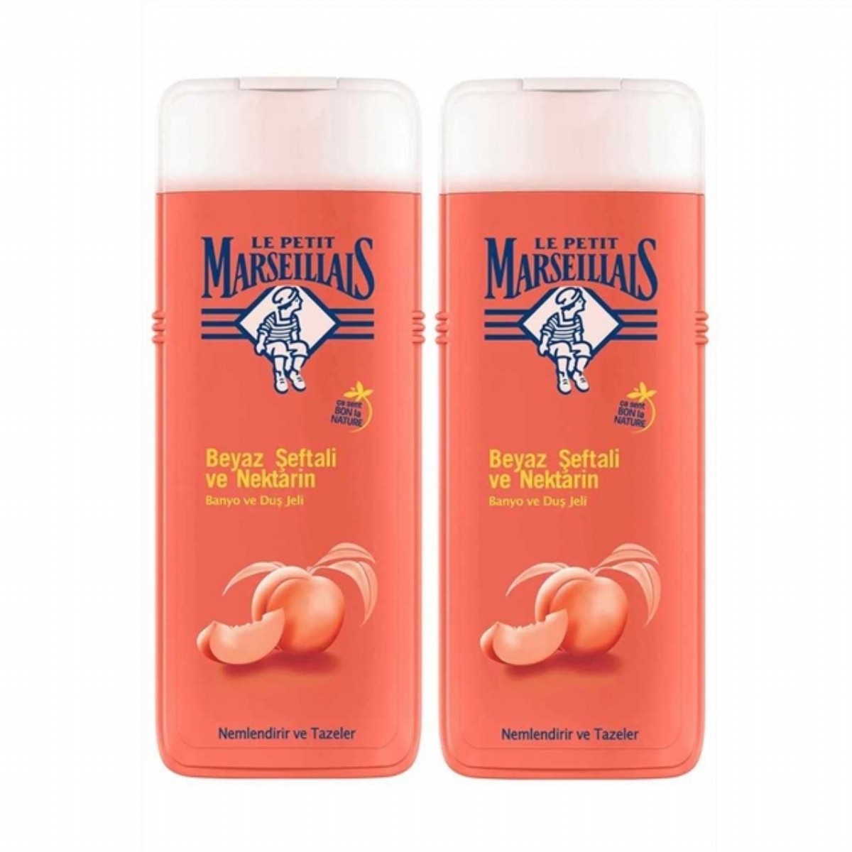 Le Petit Marseillais Şeftali ve Nektarin Duş Jeli 2x400 Ml