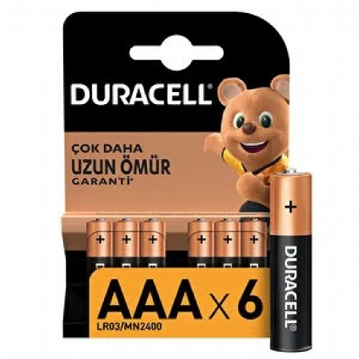 Duracell Alkalin AAA İnce Kalem Pil 1,5V 6’lı