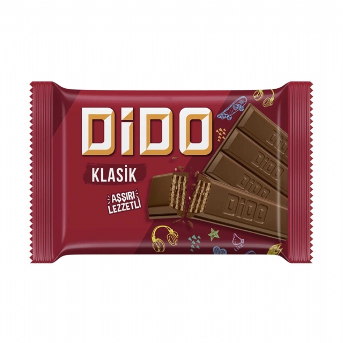 Ülker Dido Kare Çikolatalı Gofret 55,5 Gr
