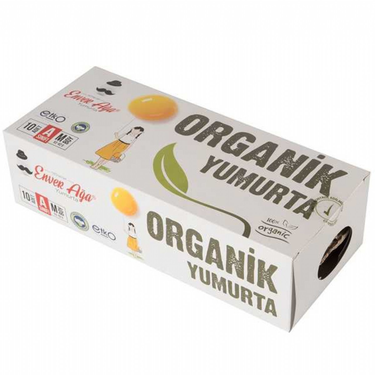Enverağa M Boy Organik Yumurta 10'lu