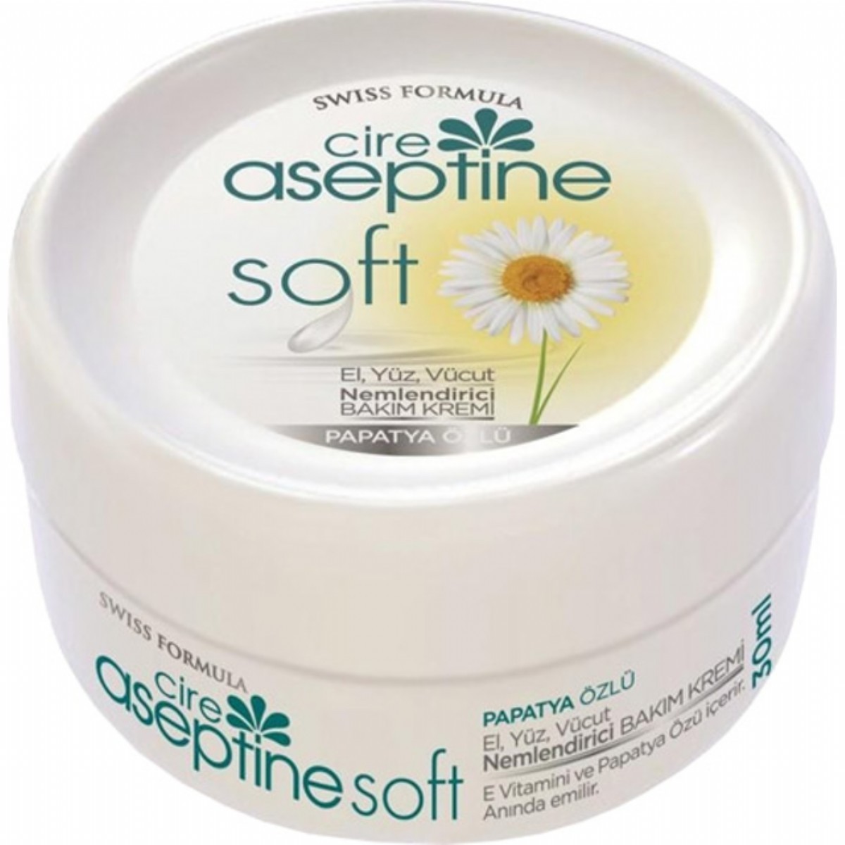 ASEPTİNE KREM PAPATYA 200 ML
